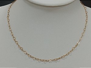 Choker corrente coração