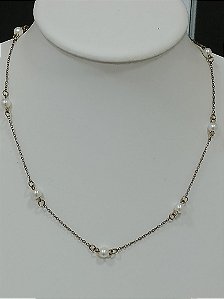 Colar pérola 4 mm