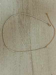 Choker em zirconia