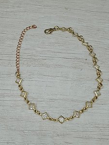 Pulseira carré em zircônia