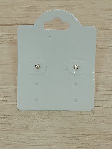 Brinco tarraxa baby zirconia