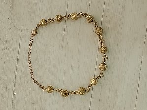 Pulseira bola 5 mm diamantada