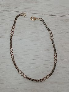 Pulseira elo alternado