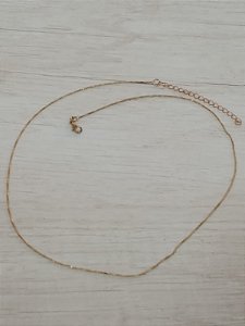 Colar corrente veneziana 0,8 mm 45cm