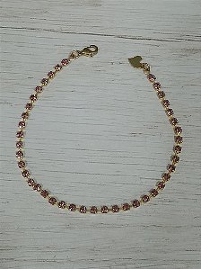 Pulseira em strass 3 mm