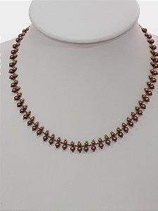 Choker  bolinha dupla