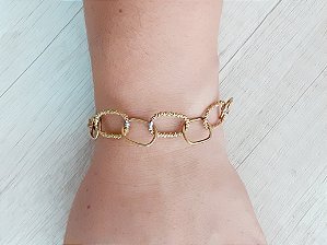 Pulseira elo oval