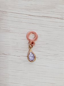 Berloque gota lilás