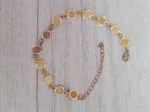 Pulseira moeda chinesa