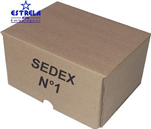 Caixa e-commerce Sedex n°1 Med. 18x13x9cm - Ref.46