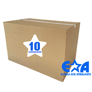 Caixa Transporte Pequena Pacote com 10un 38x31x29cm Ref.40