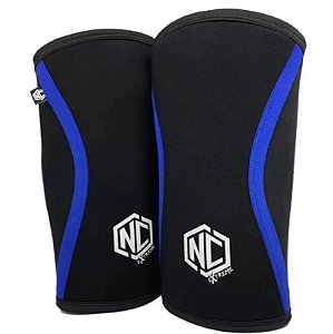 Joelheira NC Extreme 7mm - Preto/Azul