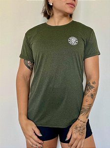 Babylook BS Cross Old School - Verde Militar