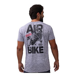 Camiseta BS Cross Air Bike - Cinza Mescla