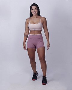 Shorts Bs Cross s/ Costura - Rosê