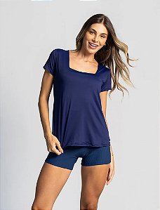 Camiseta Fem. Offop Marinho