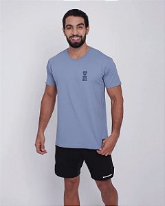 Camiseta BS Cross World - Azul Claro