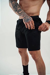 Bermuda Lurk c/ Lycra 2x1 - Preto