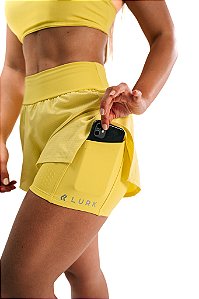 Shorts Lurk 2x1 - Carambola