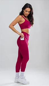 Legging Offop c/ Bolso - Pitaya