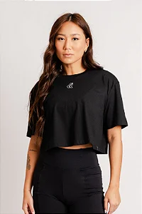 Cropped Lurk Over - Preto