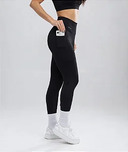 Legging Offop c/ Bolso - Preta