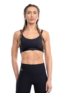 Top Offop Strappy Preto