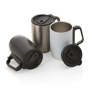 CANECA INOX 350ML - pedido minimo 30 peças - estampa 1 cor