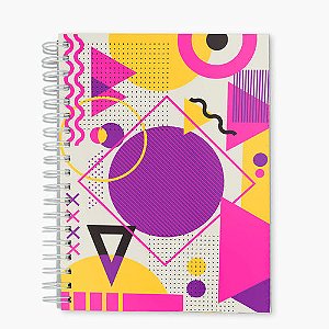 Caderno Wire-o Branco Capa Dura Com Pautas