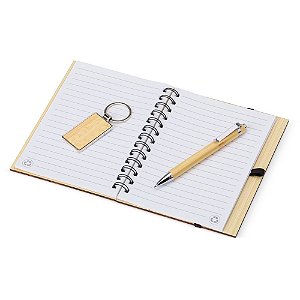 Kit Executivo Ecológico 3 Peças em Bambu