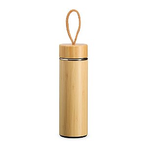 Garrafa Térmica Bambu 400ml com Infusor