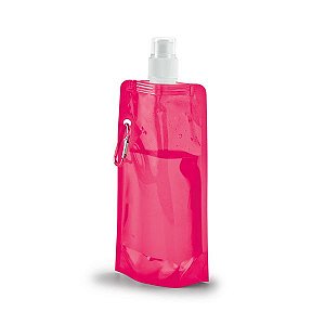 Squeeze Dobrável 460ml Acabamento Translucido