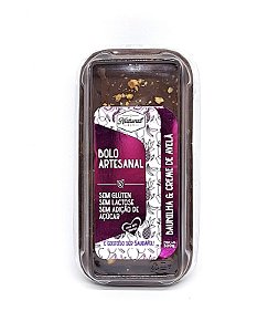 BOLO BAUNILHA COM CREME DE AVELÃ SEM GLUTEN - LACTOSE - AÇÚCAR 300g