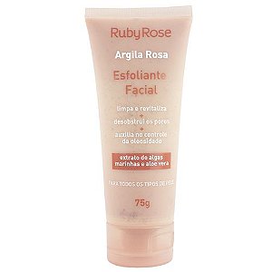 Esfoliante Facial Argila Rosa Ruby Rose