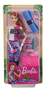 Boneca Barbie Bem-Estar Athleisure Gjg57 Matte