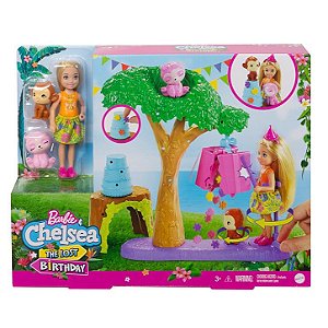 Boneca Barbie Chelsea Festa Na Selva GTM84 Mattel