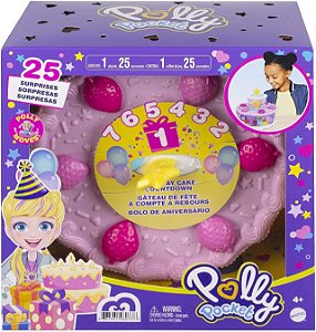 Boneca Polly Pocket Bolo De Aniversario GYW06 Mattel