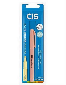 Marca Texto Lumini Laranja Tom Pastel Blister Cis