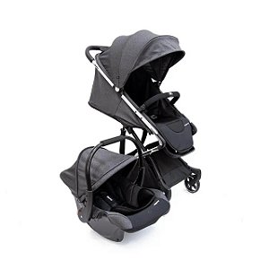 Carrinho De Bebê  Travel System Legend Duo Black Bold Infanti