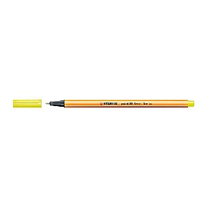 Caneta Hidrográfica Point Fine 88/024 Amarelo Neon Stabilo Unidade