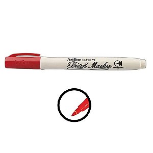 Caneta Brush Epf-F Artline Vermelha Tilibra