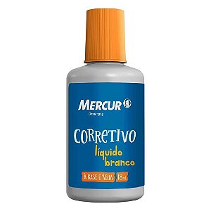 Corretivo Liquido Branco 18ml Mercur Unidade