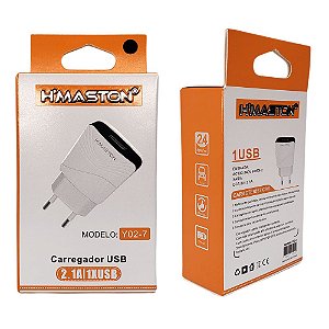 Tomada Para Carregador USB Y02-7 Hmaston