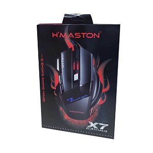 Mouse Gamer 2400dpi Led 7 Botões X7 Hmaston