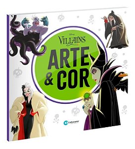 Livro Para Colorir Vilões Disney Arte e Cor Culturama