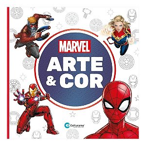 Livro Para Colorir Marvel Arte e Cor Culturama