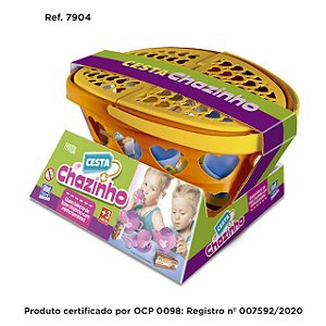 Cesta Meu Chazinho Colors 7904 Zucatoys