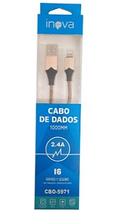 Cabo De Dados Carga Rápida Para Iphone 2.4A Cbo-5971 Inova