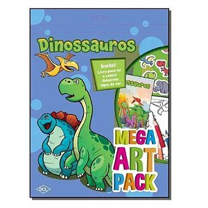 Livro Para Colorir Dinossauros Mega Art Pack I2483 - DCL