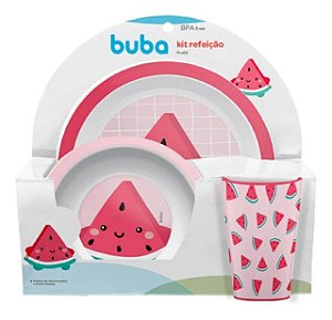 Kit Refeição Frutti Melancia 12746 Buba